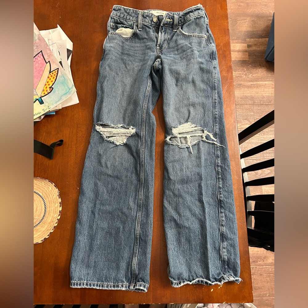 Hollister low rise baggy jeans 000